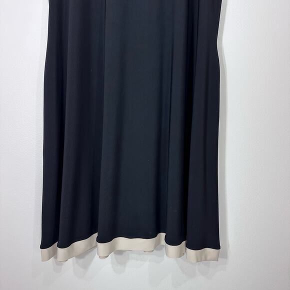 NWT Joseph Ribkoff Black/Moonstone A-Line Dress Style | Black Cream | SZ 16 - Picture 10 of 12